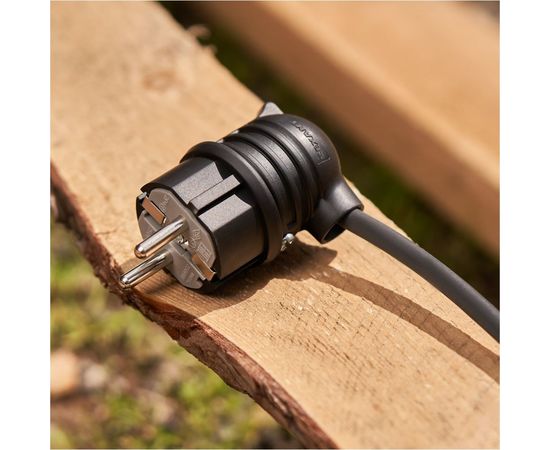 Угловая влагозащищенная вилка REXANT с/з, 16 А, IP44 каучук 111-003 – изображение 5