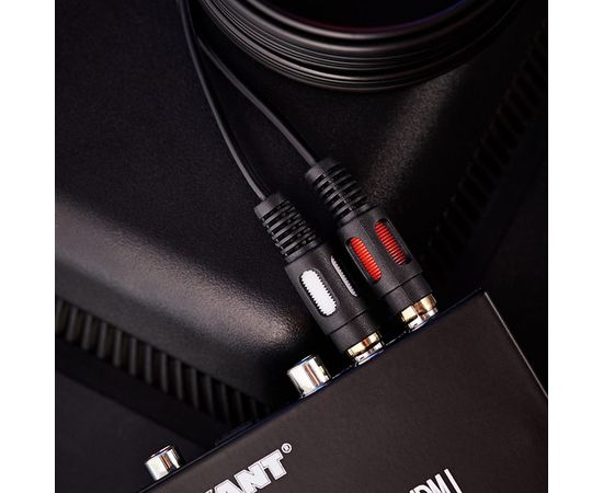 Шнур REXANT Стерео 3,5 мм - 2 RCA, длина 5 мeтров 17-4235 – изображение 2