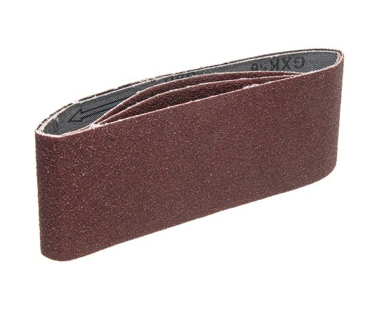 Лента абразивная бесконечная (3 шт; 75x457 мм; P 80) MATRIX 74277 – изображение 3