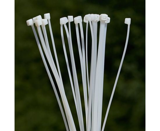 Хомут REXANT nylon 400x4.8 мм 25 шт белый 07-0400-25 – изображение 2