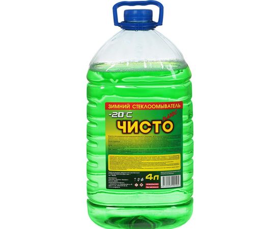 Стеклоомывающая жидкость Sintec Чисто Плюс -20 С 4л ПЭТ 806358 