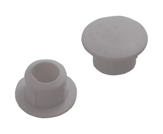 Декоративная заглушка Tech-Krep 8 мм светло-серая 35 шт - пакет 108865 