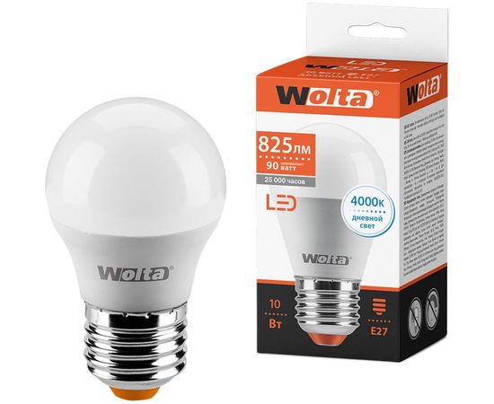 Лампа WOLTA LED 25S45GL10E27 