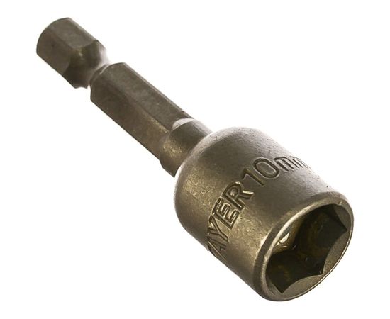 Бита с торцовой головкой Нат-драйвер магнитная (10 мм; 48 мм; 1/4”) Stayer 26390-10 