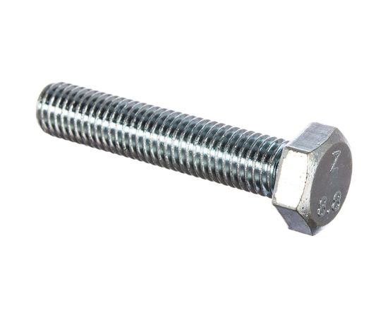 Болт DIN 933 с шестигранной головкой, оцинкованный М14х70, 15шт - коробка Tech-Krep 126534 
