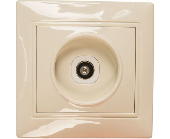 Розетка TV UNIVersal Севиль слоновая кость ivory Б-С0027 