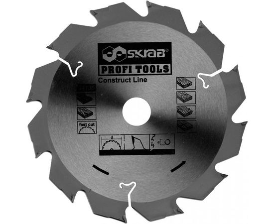 Диск пильный по дереву с гвоздями CONSTRUCT (235х30 мм; 12Т) SKRAB 34137 