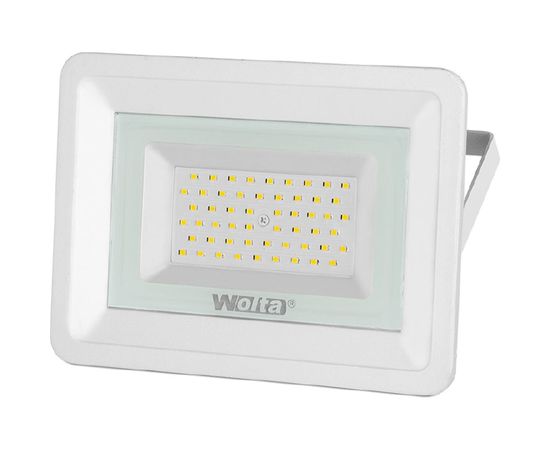 Светодиодный прожектор Wolta, 5700K, 50 W SMD, IP 65, цвет белый, слим WFL-50W/06W 
