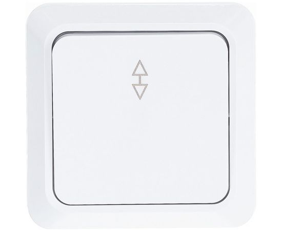 Выключатель UNIVersal Олимп 1 клавиша, проходной, белый О0025 