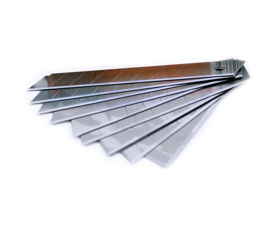 Набор сегментированных лезвий ZOLDER 9 мм, толщина 0,4 мм, 10 шт 4680001115710 