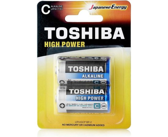 Элемент питания Toshiba алкалиновый LR14 2452 