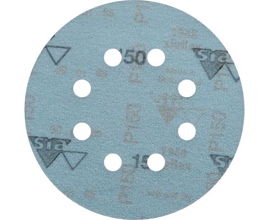 Круг шлифовальный на липучке siaflex 1948 (5+1 шт; 125 мм; 8 отверстий; P150) sia Abrasives sf6-125-8-150 – изображение 5