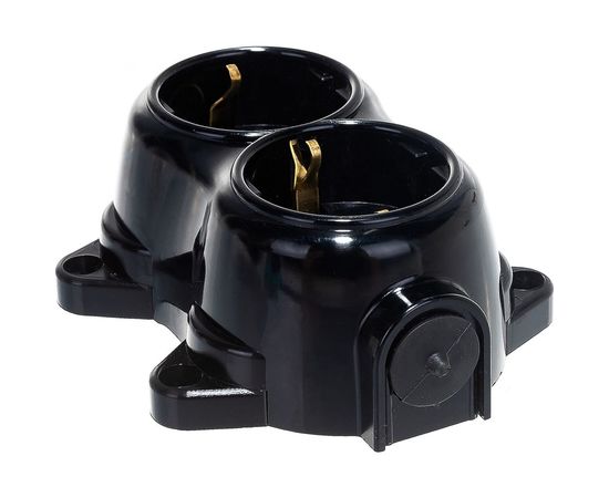 Двухместная розетка SVET РА16-5220 черная серия ретро SV0302-0022 – изображение 3