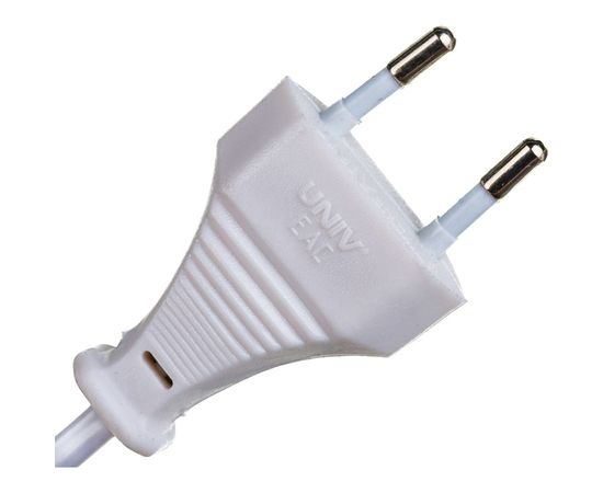 Шнур для бра с проходным выключателем, белый ШВВП 2х0,75 1,7м UNIVersal А1060 – изображение 4