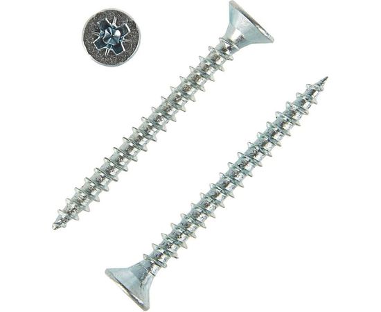 Универсальный саморез Tech-Krep 35х3,5 мм 200 шт оцинкованный, коробка с окном 102172 – изображение 3