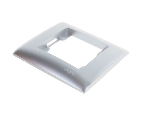 Одноместная рамка Volsten Argento V01-15-A11-M (серебро), Magenta, 10009 – изображение 2