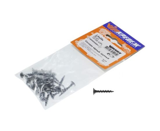 Саморез по дереву VIPКрепеж черный 3,5х25 к 28 шт 10104 VIPL – изображение 6