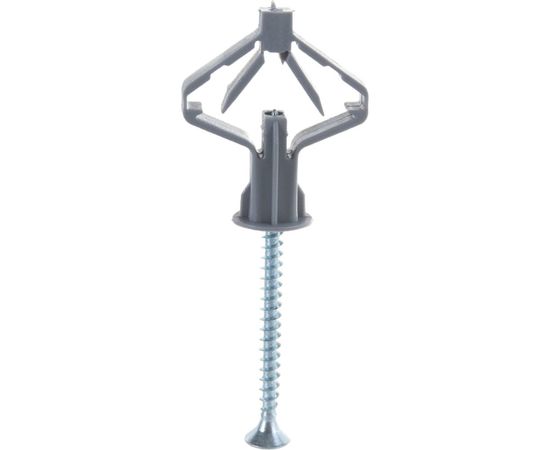 Дюбель бабочка для гипсокартона Tech-Krep 10х50 с саморезом 4х60 4 шт- пакет 126703 – изображение 4