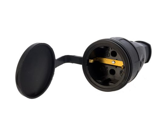 Переносная розетка SVET РА 16-005 УХЛ4, каучук, с крышкой SV0303-0005 – изображение 3