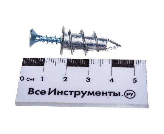 Анкер дюбель Tech-Krep DRIVA METAL с шурупом 4 шт - пакет 102949 – изображение 2