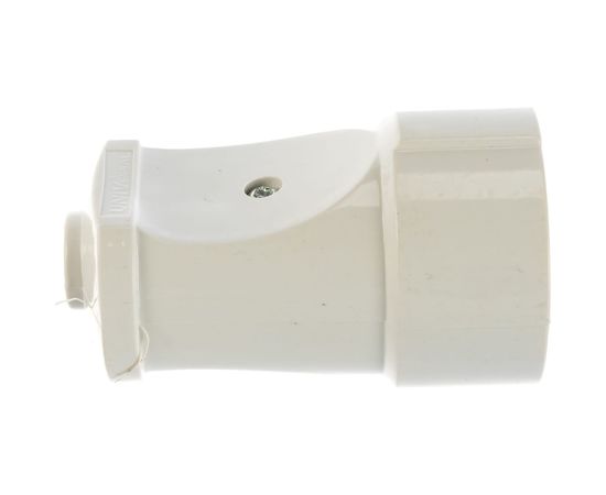 Штепсельное гнездо б/з, белое 10А 250В UNIVersal А115 – изображение 2