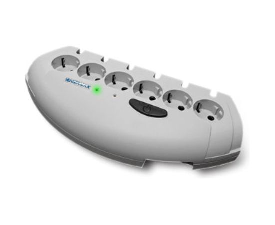 Сетевой фильтр Vektor MAX светло-серый 1.8-2м 7743 – изображение 2