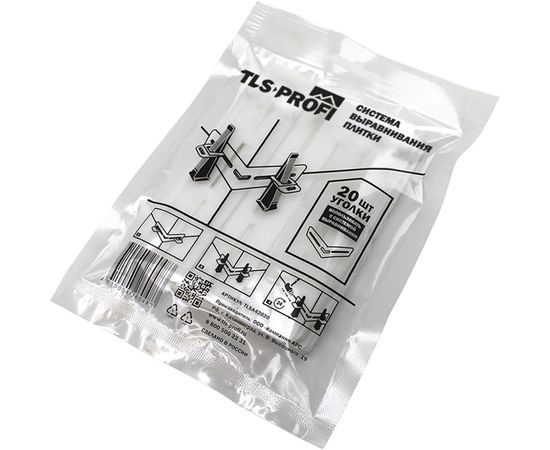Уголки 20 шт для системы выравнивания плитки TLS-Profi TLSA42020 – изображение 6