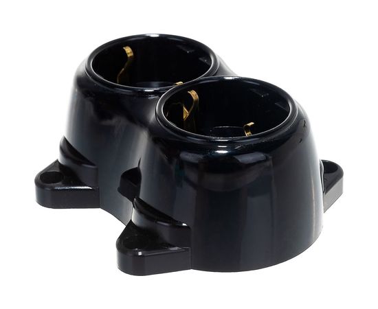 Двухместная розетка SVET РА16-5220 черная серия ретро SV0302-0022 – изображение 4