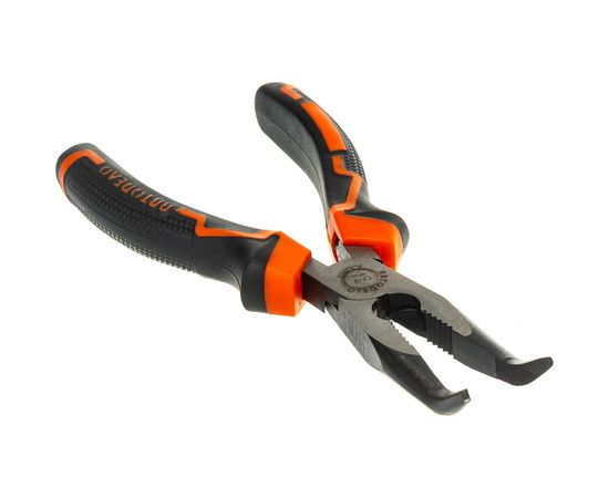 Удлиненные пассатижи АвтоDело выгнутые 180 мм PRO 36438 16128 – изображение 5