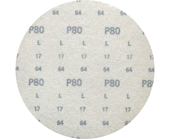 Круг шлифовальный на липучке siaone 1944 (50 шт; 125 мм; без отверстий; P80) sia Abrasives so50-125-0-080 – изображение 2