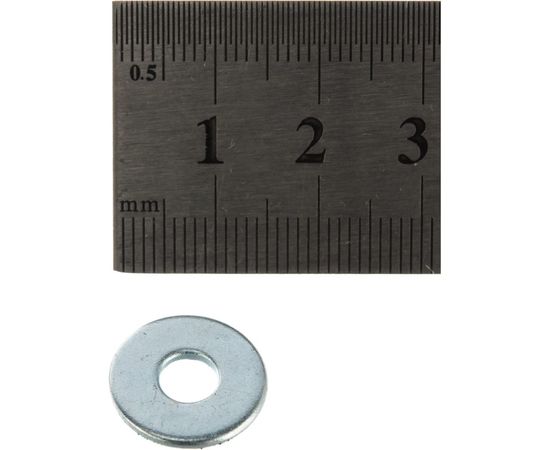 Кузовная оцинкованная шайба DIN9021 М4 500шт - коробка Tech-Krep 105263 – изображение 4