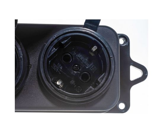 Однофазная 4-х местная колодка с заглушками, каучук UNIVersal 1029 – изображение 4