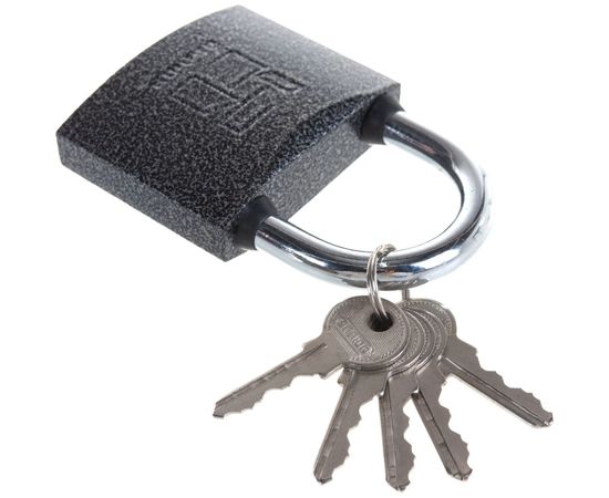 Навесной замок Аллюр HG-375C ВС1Ч-375 полимер 5 ключей 3377 – изображение 4