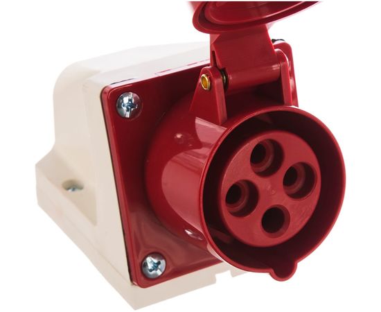 Стационарная розетка 114 TDM 3Р+РЕ 16А 380В IP44 SQ0602-0002 – изображение 3