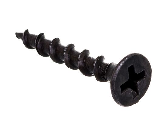 Саморез по дереву VIPКрепеж черный 3,5х25 к 28 шт 10104 VIPL – изображение 3