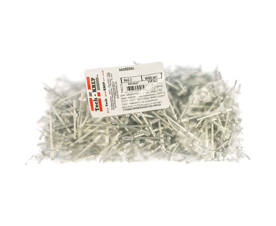 Заклепка 3.2х6, 1000шт - пакет Tech-Krep 114163 – изображение 3