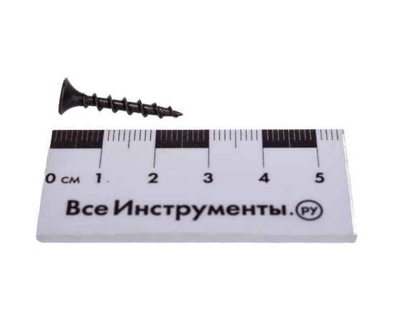 Саморез по дереву VIPКрепеж черный 3,5х25 к 28 шт 10104 VIPL – изображение 4