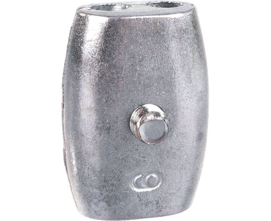 Зажим троса "Бочонок" 2 шт. (6 мм; ТФ6) Зубр 4-304456-06 