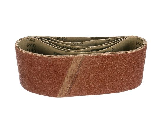 Лента шлифовальная бесконечная СТАНДАРТ на тканевой основе (5 шт; 100х610 мм; P40) для ЛШМ Зубр 35343-040 