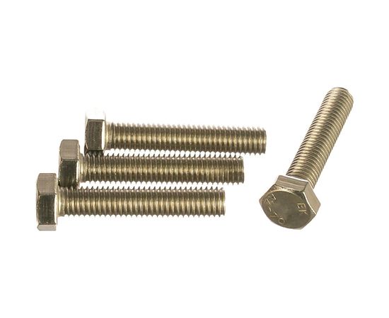 Болт ГОСКРЕП DIN 933 с шестигр. гол. с полн. рез. 8х40 нержав. сталь 4 шт. 10-0015300 