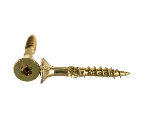 Конструкционный шуруп ЕВРОПАРТНЕР для дерева с фрезой потай ж/п Torx 25, 5.0х35 20шт T2 0657 1 