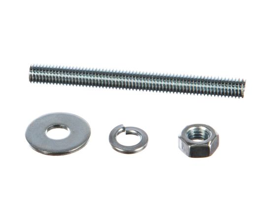 Шпилька DIN976 М8x80 ЕВРОПАРТНЕР в комплекте гайки DIN934 шайбы DIN 9021 и DIN127 Zn 2 шт. 12 0610 2 