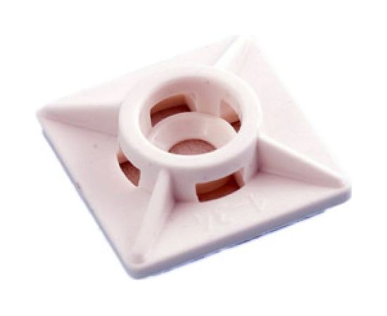 Самоклеящаяся площадка для хомутов ЕВРОПАРТНЕР 28х28 мм 20шт. 3 0822 2 