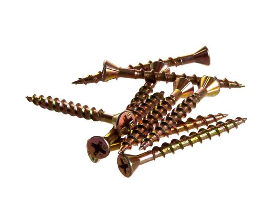 Шуруп ЕВРОПАРТНЕР HOBAU самозенкующий ж-п 4.2х45 45 шт. 5 1241 1 – изображение 2