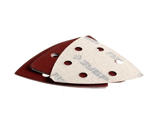 Треугольник шлифовальный универсальный 5 шт. (93х93х93 мм; Р320) "МАСТЕР" Зубр 35583-320 – изображение 2