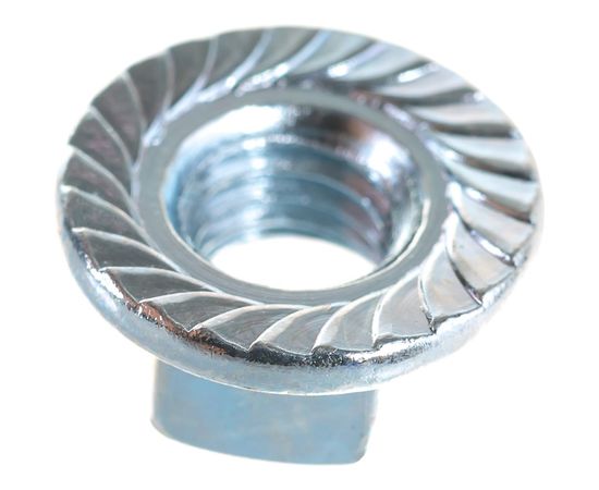 Гайка с фланцем Качественный КРЕПЕЖ DIN 6923 М8 100 шт 0301304 КЧ – изображение 3