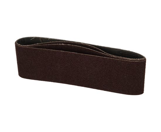 Лента шлифовальная "МАСТЕР" 3 шт. (75х533 мм; P40) для ЛШМ Зубр 35542-040 – изображение 2