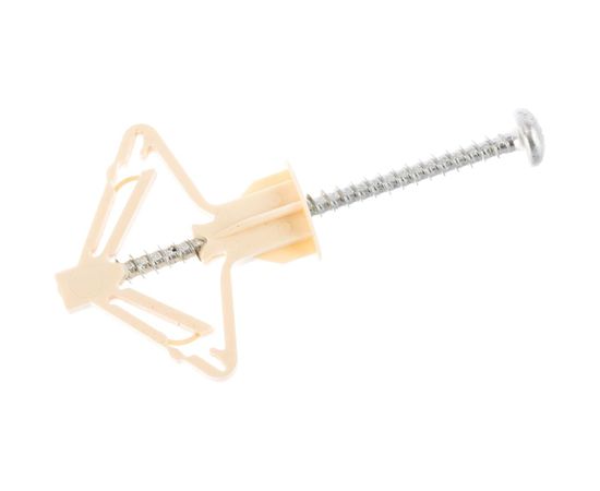 Анкер для листового материала с шурупом ЕВРОПАРТНЕР нейлон PLA диам.10мм 20шт. 1 0083 8 – изображение 4