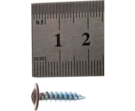 Прессшайба Качественный КРЕПЕЖ 4.2х19 мм, коричневая RAL 8017, острая, 250 шт 0300219 КЧ – изображение 3