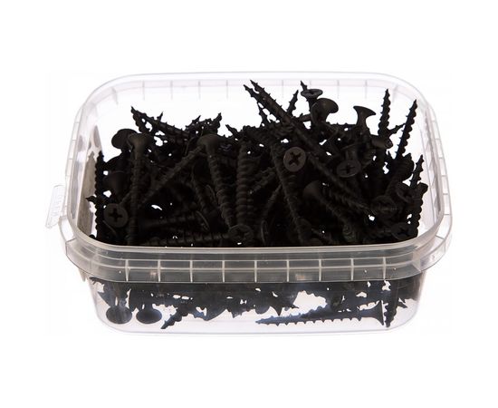 Саморез Качественный Крепеж 3,5х41 потай, крупная резьба, оксид 200 шт 0300365 КЧ – изображение 3